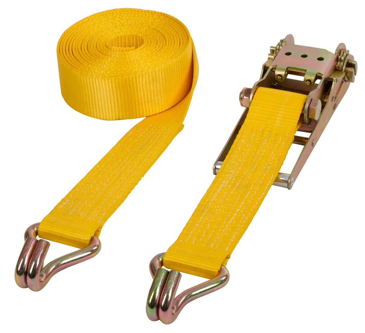 Kerbl Schwerlastzurrgurt 2-teilig gelb, 75mm, 8m, 10.000kg 37190