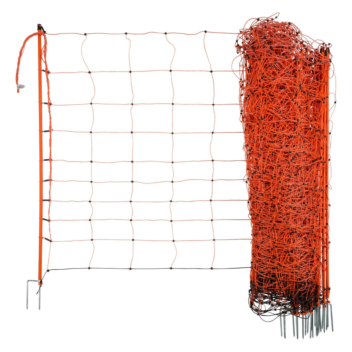 Kerbl OviNet Schafnetz orange Höhe: 90 cm Doppelspitze 27252