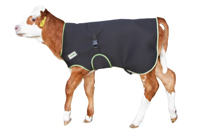 Kerbl Kälberdecke Premium schwarz, 80 cm - 14158