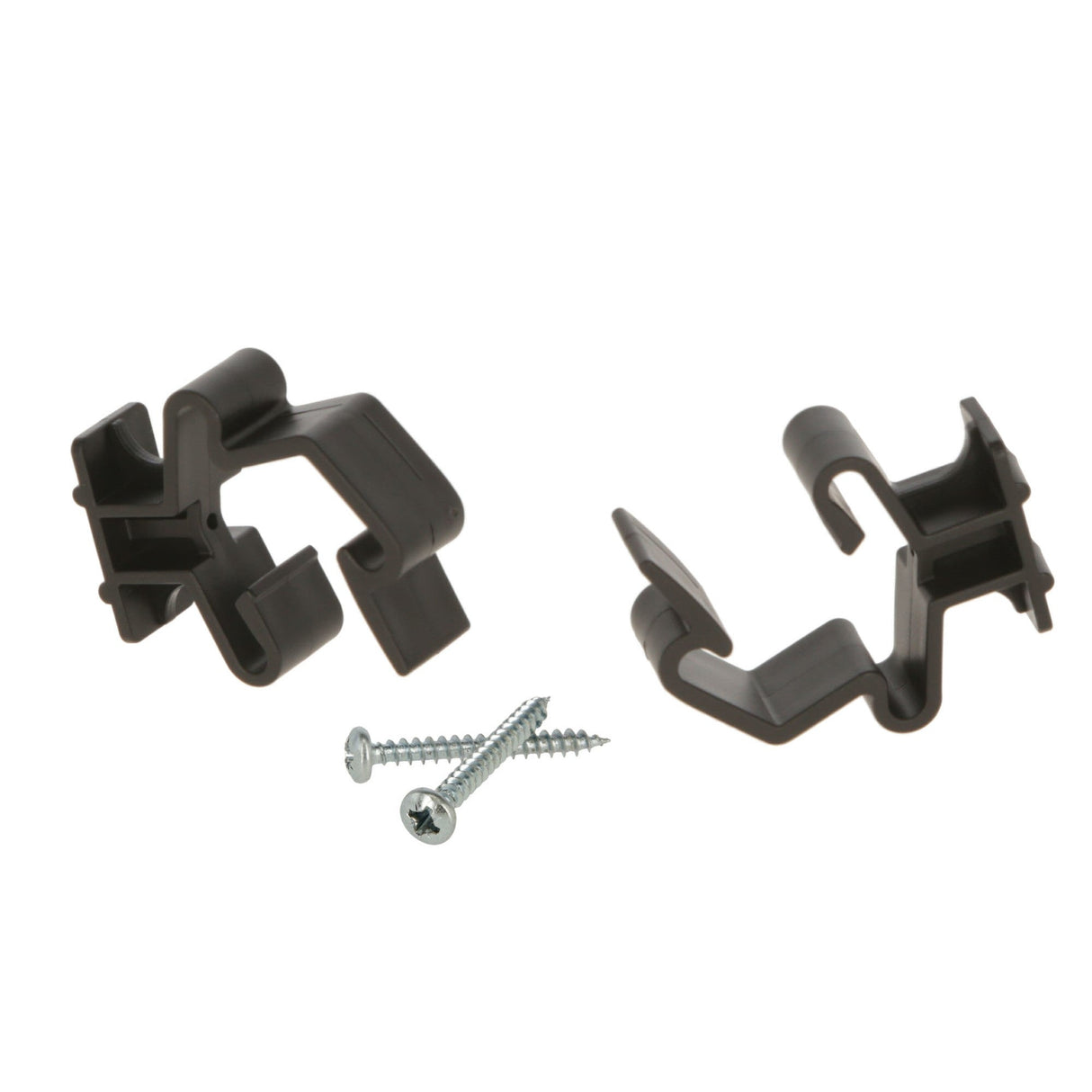 AKO T-Post Universalclip, 8 Clips inkl. 8 Schrauben, schwarz 1 Blister 441176