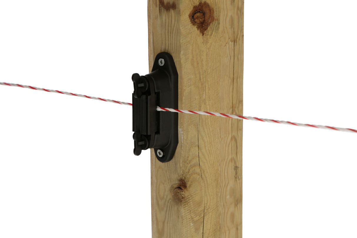 AKO Profi Eck-/Streckenisolator, schwarz, für 4cm-Band, AKO 10 Beutel 443501