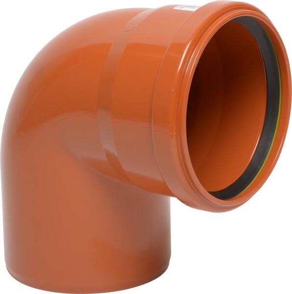 KG bend PVC 160 mm x 87°