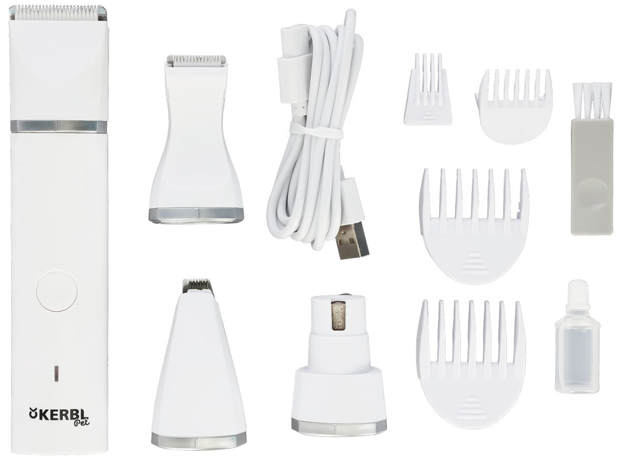 Kerbl Akku-Multitrimmer 4-in-1 für Hunde, Katzen und Kleintiere - 80078