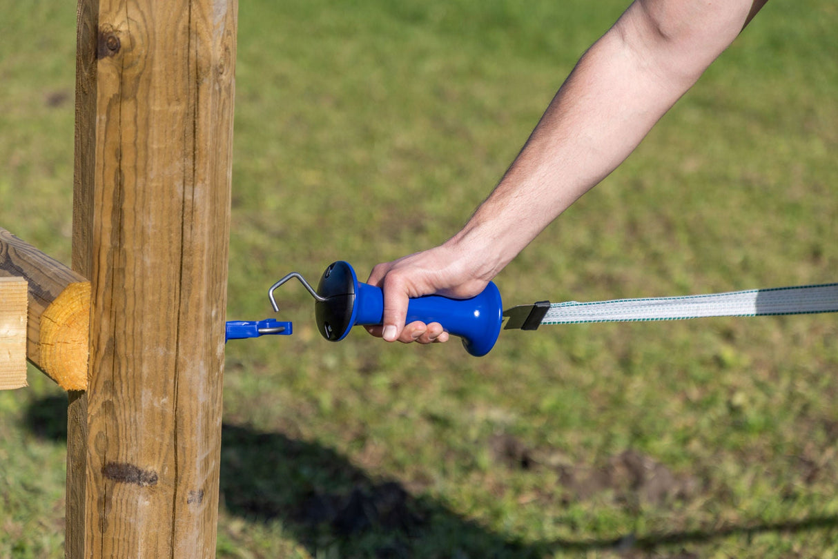 AKO Premium Torgriff, blau Niro Haken, Kappe verschraubt - 44991 - 5 Stück
