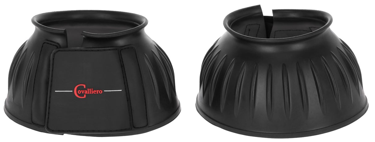 Kerbl Springglocken Gummi, paarweise Klettverschluss,schwarz,Gr. L 325845