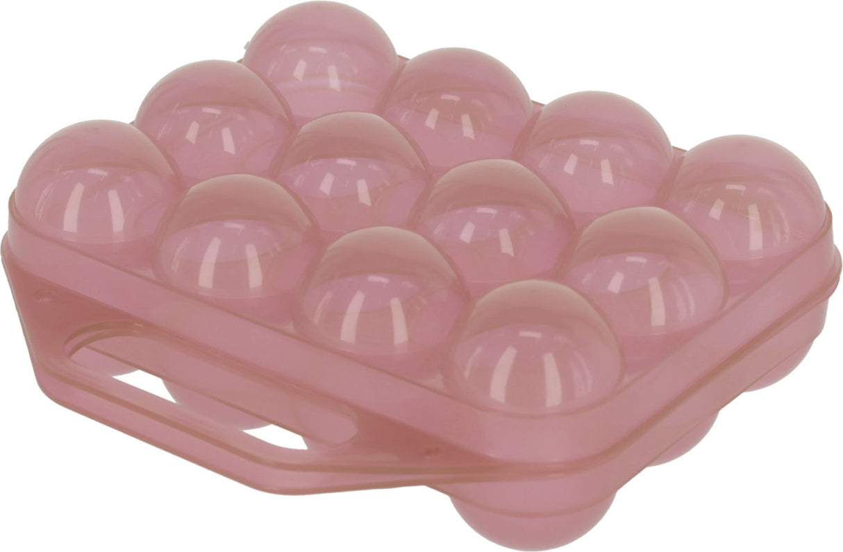 Kerbl Eier Aufbewahrung aus Kunststoff für 12 Eier, rose Kunststoff für 12 Eier, rose - 73175