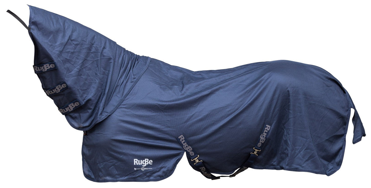 Covalliero Fliegendecke RugBe SuperFly inkl. Halsteil, 105cm, navy - 3230225