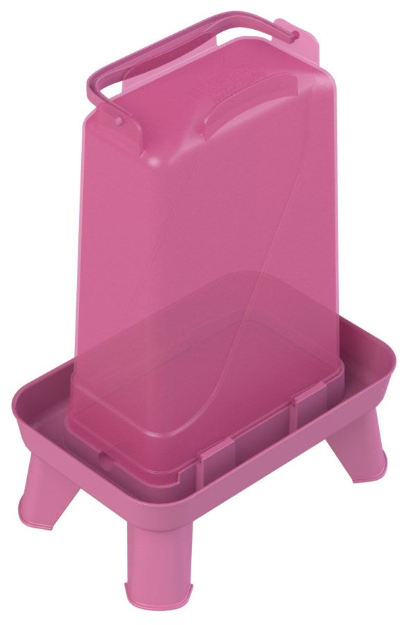 Kerbl Geflügeltränke rechteckig, Kunststoff, pink, 5,5l rechteckig, Kunststoff, pink - 70185