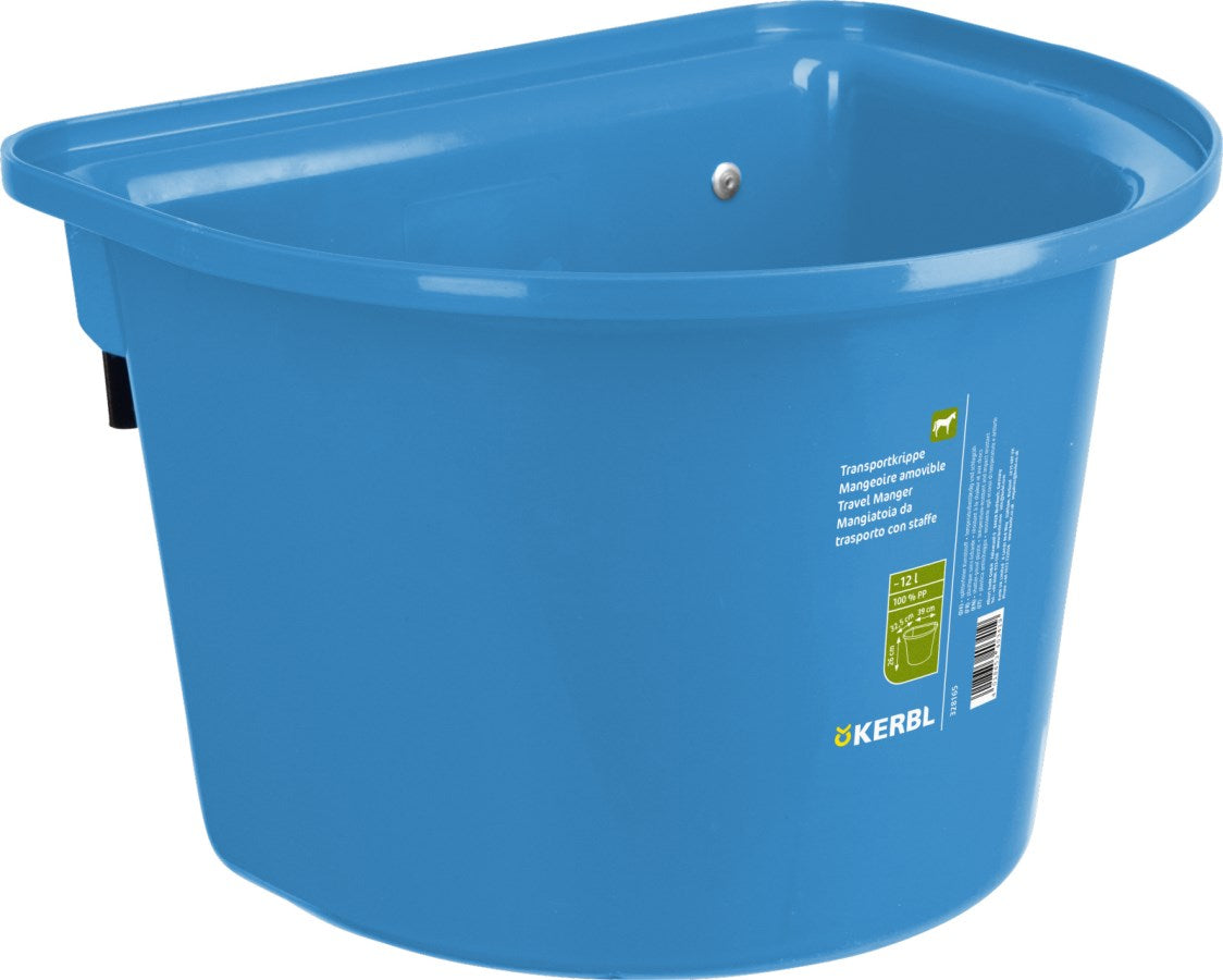 Kerbl Transportkrippe Royal-Blau mit Einhängebügel - 328165