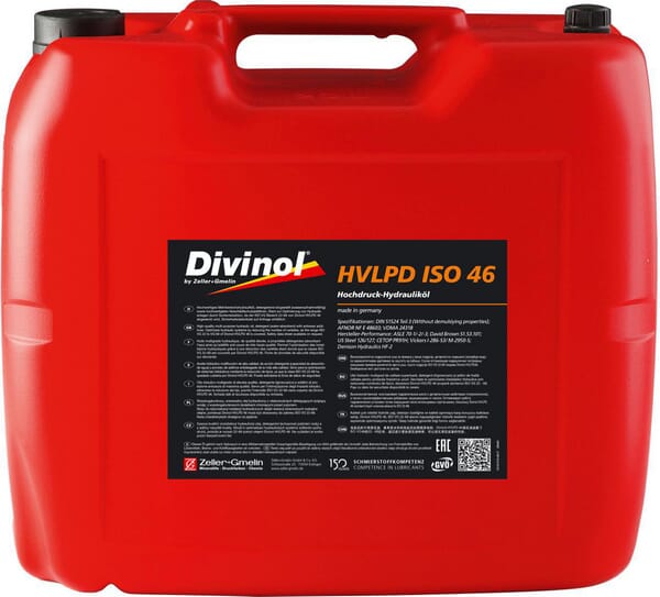 KRAMP Hydrauliköl HVLPD ISO 46 Divinol 20 Ltr. 28640K030