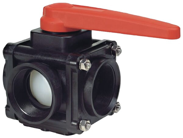 Arag Kugelhahn 3 - Wege 1" F 453014A44