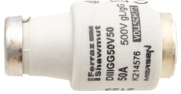 Fusible 500V 50A longueur 50mm Non Original - 5 pièces