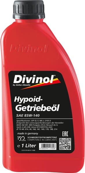 Divinol Hypoid gear oil 85W-140 1l