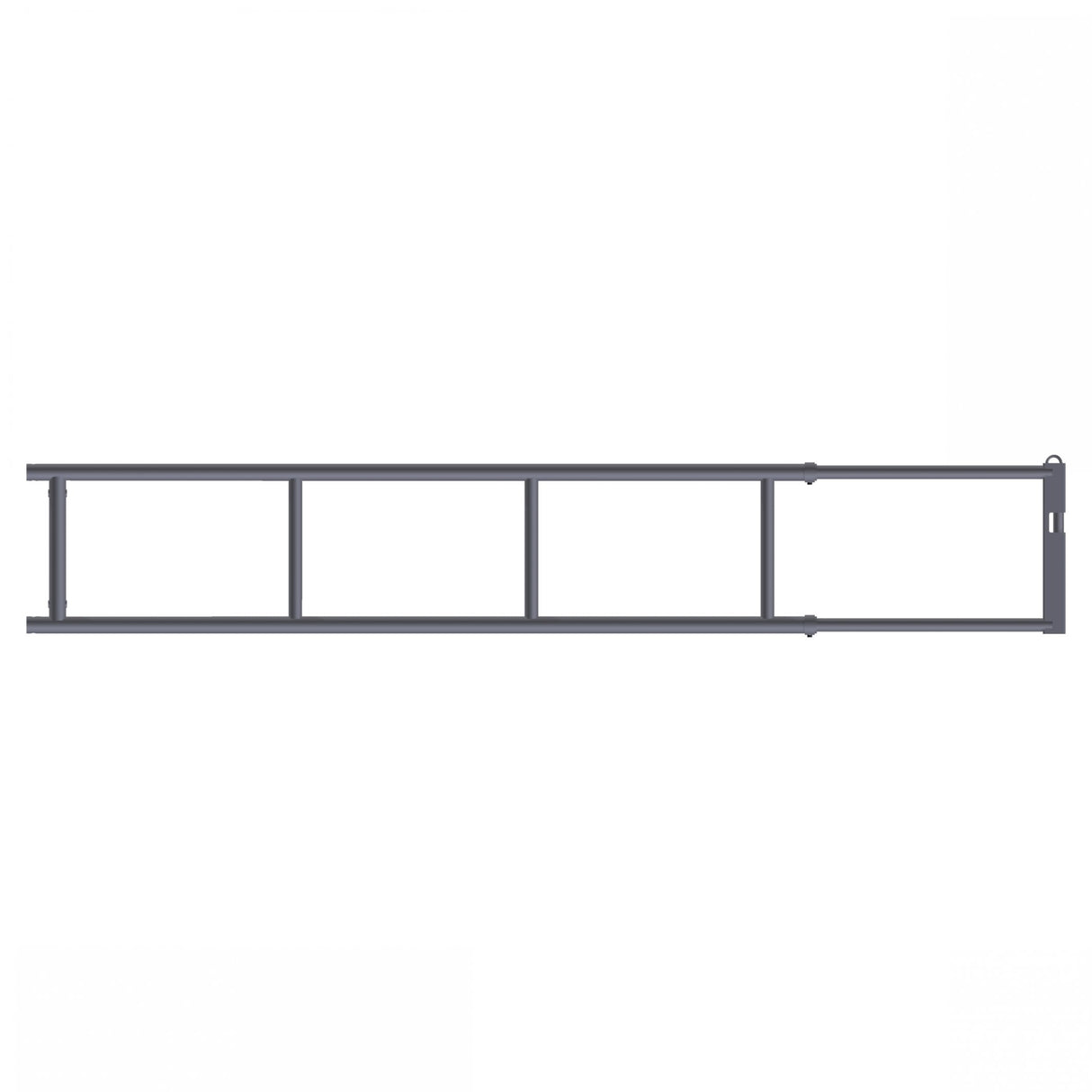 Royal de Boer Abtrenngitter einstellbar + Sperrstift H23S1: L=300-400 cm H= 60 cm - 5550-8102-280