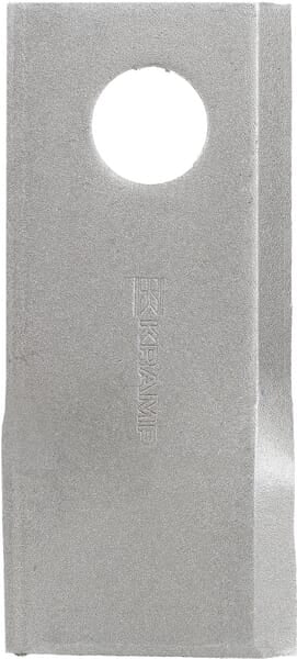 KRAMP Mähmesser rechts 107x48x4 mm, Bohrung Ø 19 mm, geeignet für Niemeyer, 25er-Packung - 25 Stück 570684KR