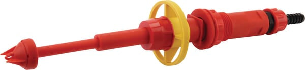 Canister flushing nozzle