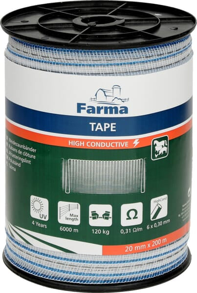 KRAMP Weidezaunband HighCond 20mm 200m 704019FA