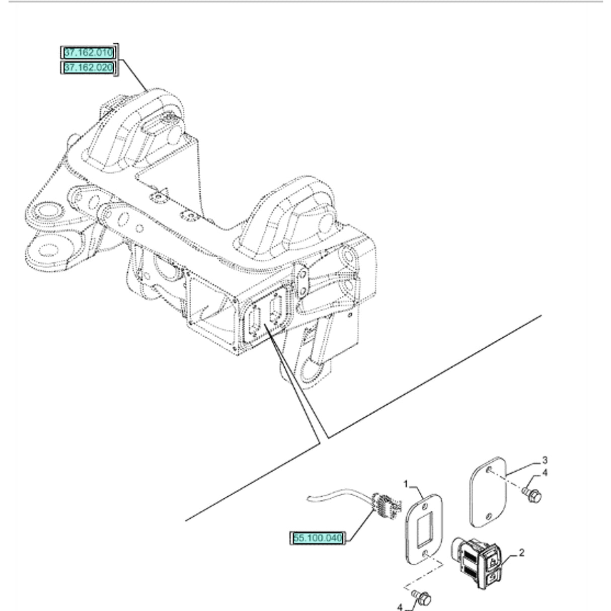 New Holland original Ersatzteil DIA KIT TRACTOR 718045371