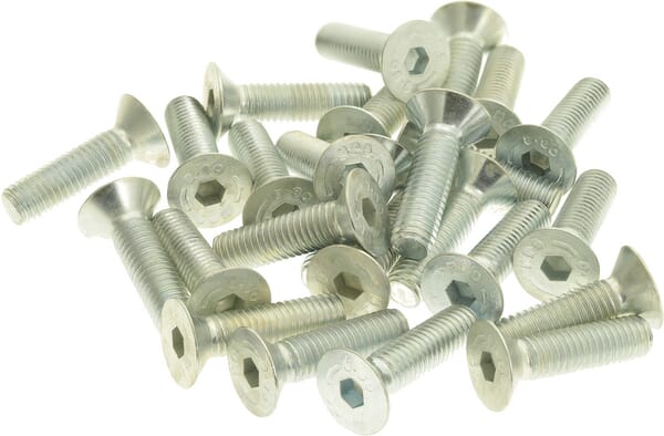 Countersunk screw M6x12 8.8 galvanized - 25 pieces