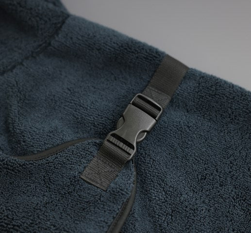 Kerbl Bademantel für Hunde, blau, XS, Rückenlänge 30 cm - 80692