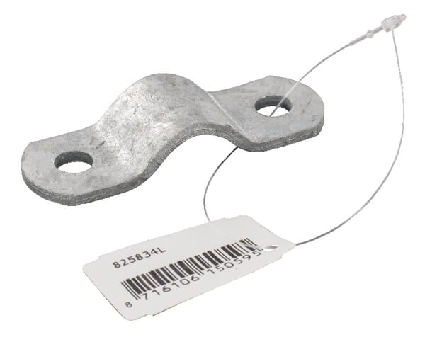 Pipe clamp half 3/4" thermally galvanized
