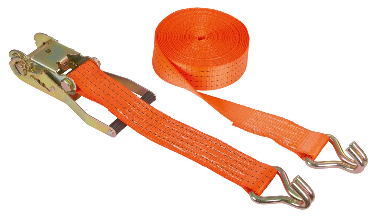 Kerbl Ratschenzurrgurt 2-teilig orange, 50mm / 4m, 4000 kg - 37141