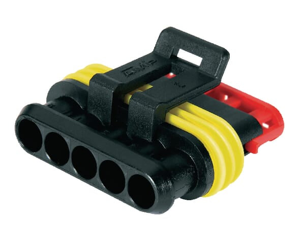 KRAMP Steckergehäuse 5 P. weiblich - 3 Stück LA89012KR