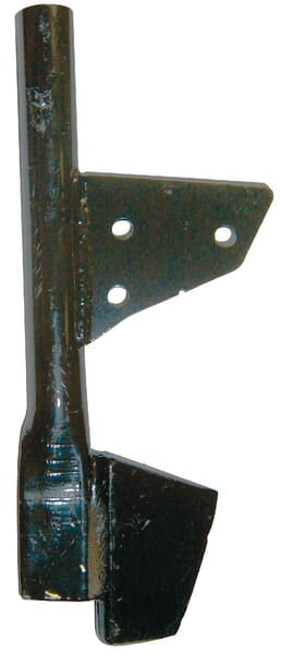 Rear sowing tube