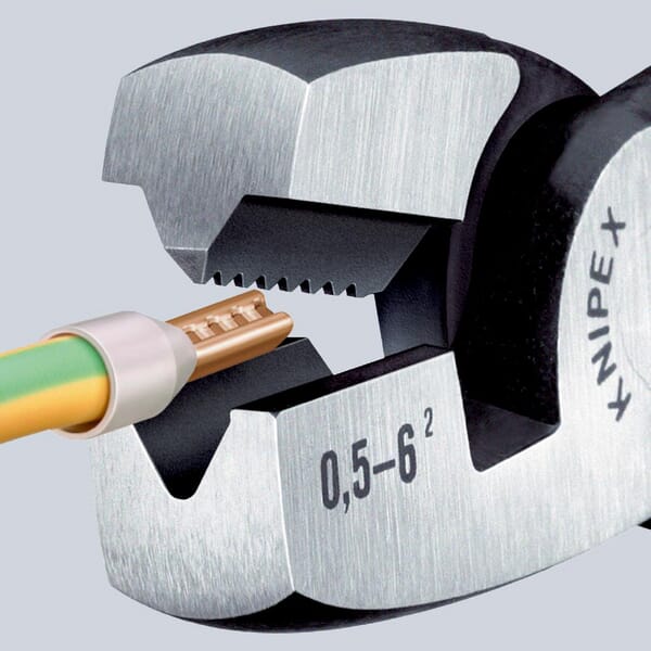 Crimping pliers for wire end sleeves