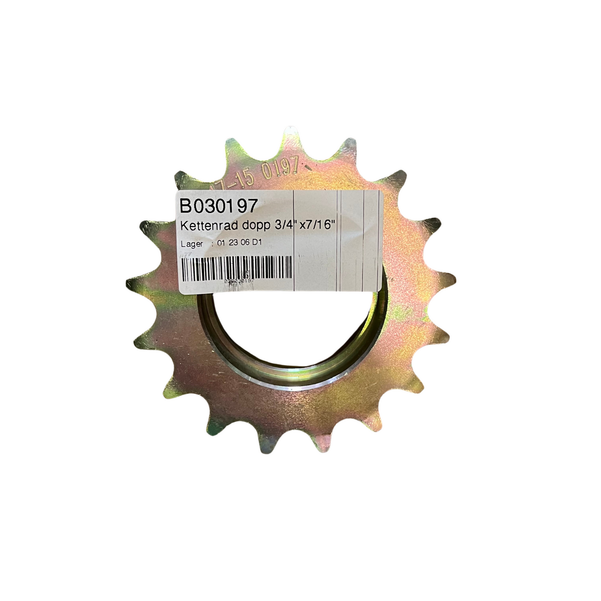Bergmann original Doppelkettenrad B03-0197 3/4"x7/16" Z=17 - 403000033