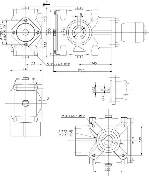 Berma Getriebe 4,1:1 RT12035
