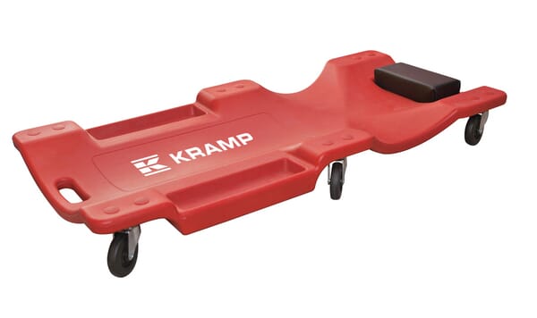 KRAMP Werkstatt Rollbrett mit weichem Kopfpolster und sechs stabilen Rädern - BE2600KR