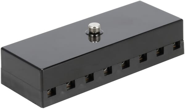 KRAMP Sicherungskasten aus Keramik, 8-polig, 12/24 V, Schraubklemmen FB10009KR