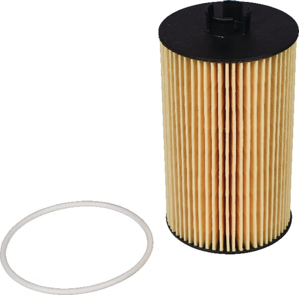 Metal-free oil filter element