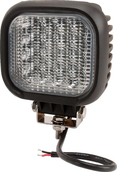 KRAMP Arbeitsscheinwerfer LED, 48W, 4000lm, quadratisch, 10-30V, 146x81x123mm, Flutlicht, Kramp LA10055