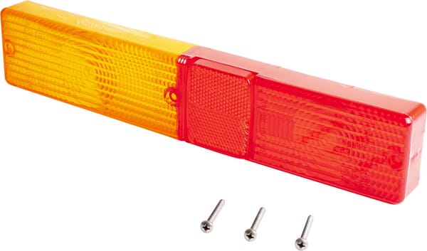 Landini Lichtscheibe, rot/gelb, rechteckig LH/RH, hinten 3311571M91