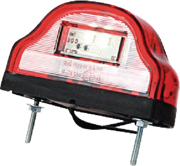 KRAMP Nummerschildbeleuchtung rot LED 12-24V KRAMP LA41001