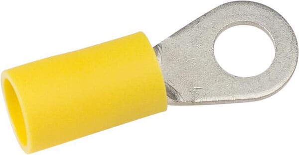 Cosse à oeil jaune, 4-6 mm², Ø5 mm² (50x), Kramp - 50 pièces