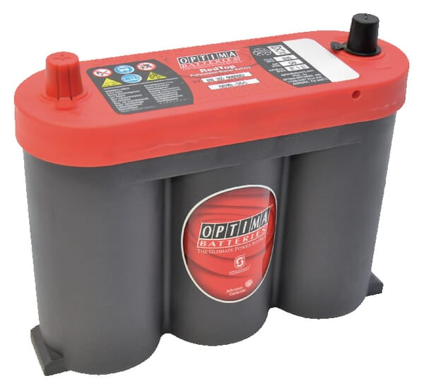 KRAMP Batterie 6V 50Ah 815A AGM Red Top RTS 2.1 Optima 810355