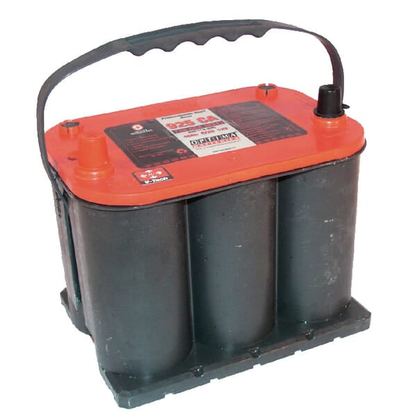 KRAMP Batterie 12V 44Ah 730A AGM Red Top RTS 3.7 Optima 820255