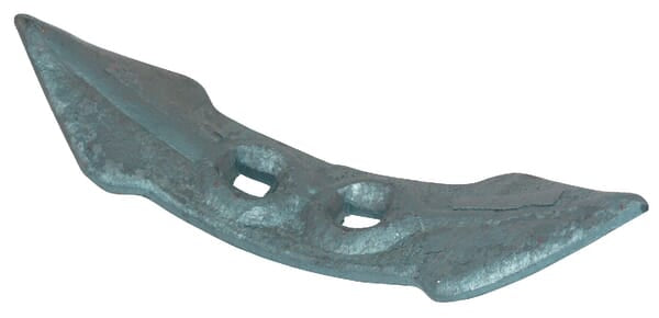 KRAMP Grubberspitze 250x75x10mm, reversibel, gekrümmt, 2 Löcher, passend für Ottmar CP35