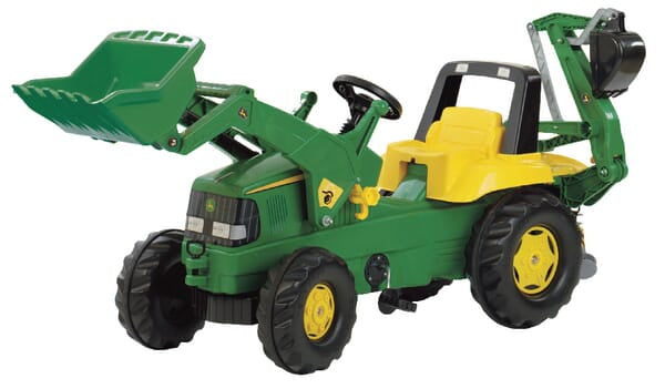 Rolly Toys John Deere Trac mit Frontlader und Heckbagger R81107