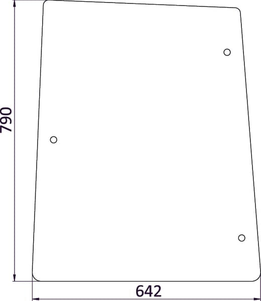 KRAMP Seitenscheibe D6720