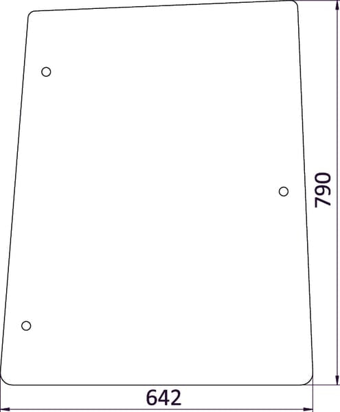 KRAMP Seitenscheibe D6721
