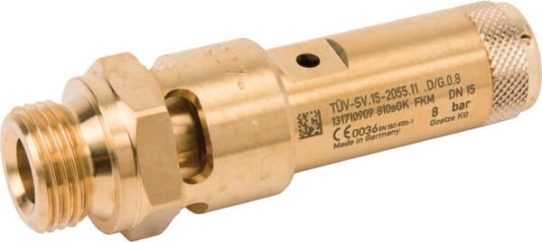 KRAMP Sicherh.ventil 1/2"CE 8 bar SV2122G08M08B