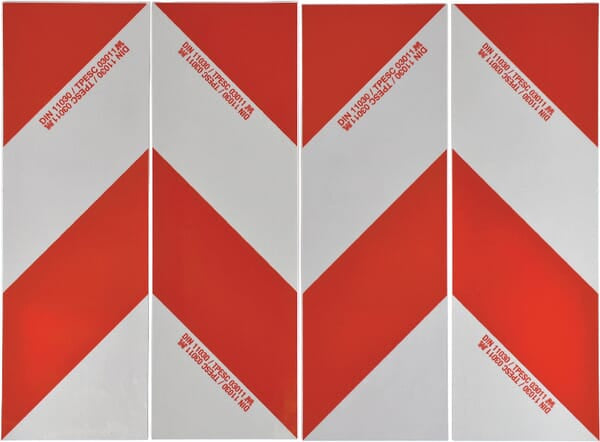 KRAMP Satz Warnaufkleber 423 x 141mm WB50073SET4