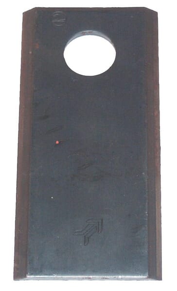 KUBOTA Mähmesser links / rechts 107x50x4 mm, Bohrung Ø 19 mm, geeignet für Vicon/PZ, 25er-Packung - 25 Stück VGXD570