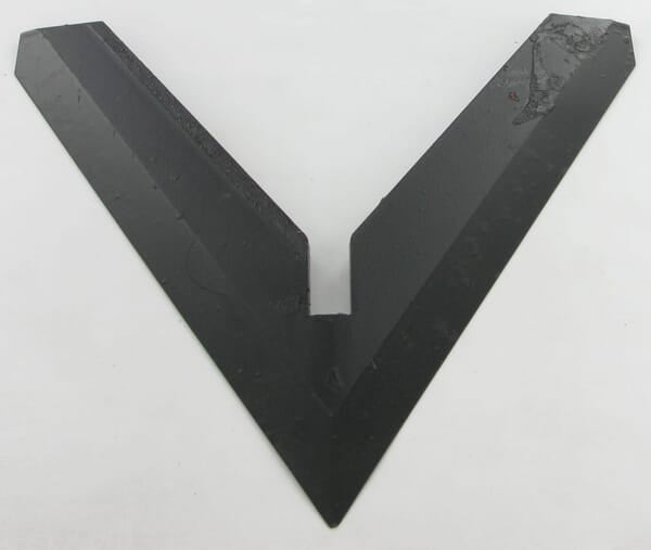 Chopping share without handle 220 mm Hardox material