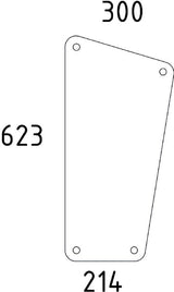KRAMP Kabinenscheibe 04340331N