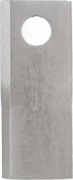 Mower blade right 118x48x4 mm, bore Ø 19 mm, suitable for Fella, pack of 25 - 25 pieces